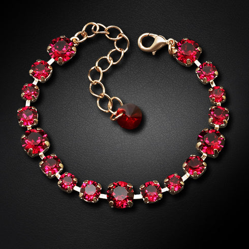Aproce "Klasika II (Ruby)" ar Swarovski™ kristāliem